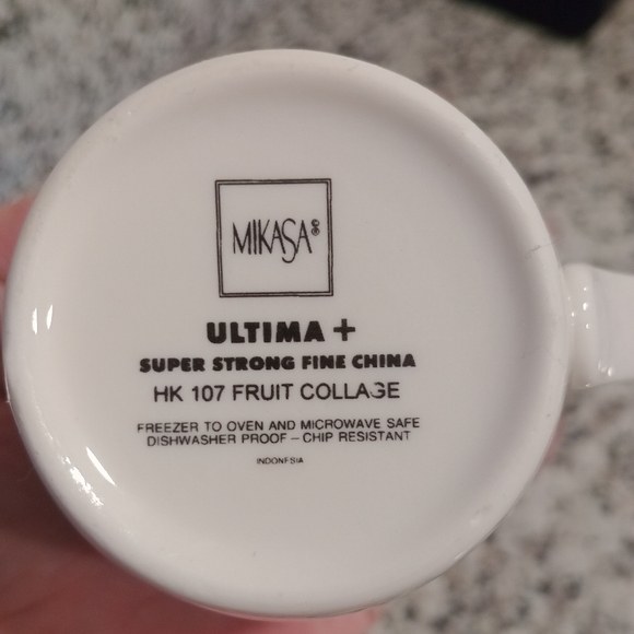 Mikasa Ultima Fruit Collage Super Strong Fine China - Picture 7 of 7
